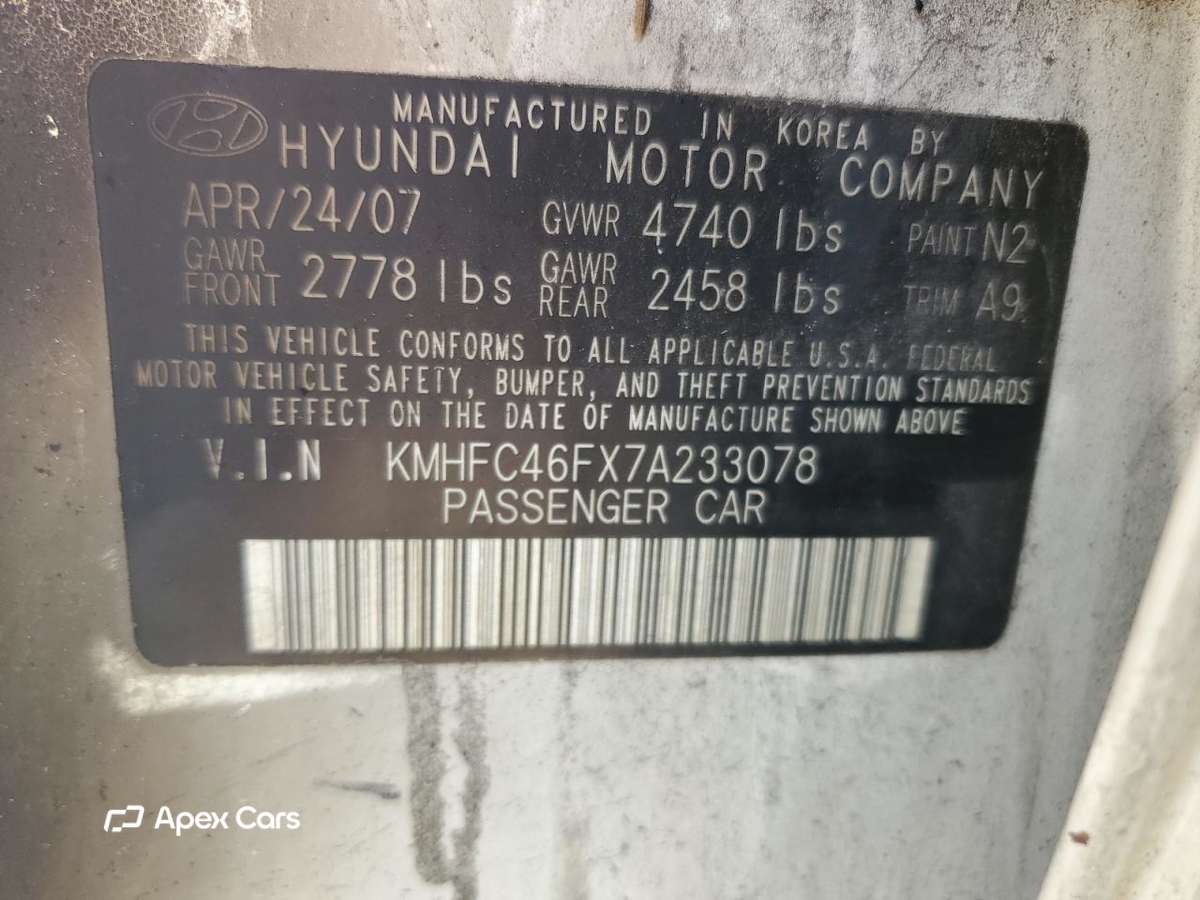 Hyundai Azera 2007