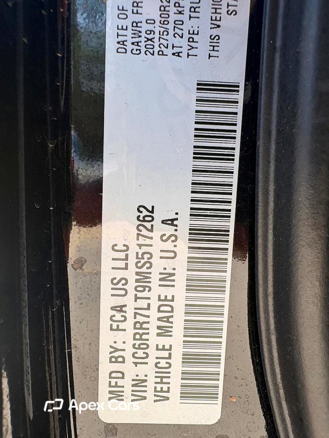 RAM 1500 2021