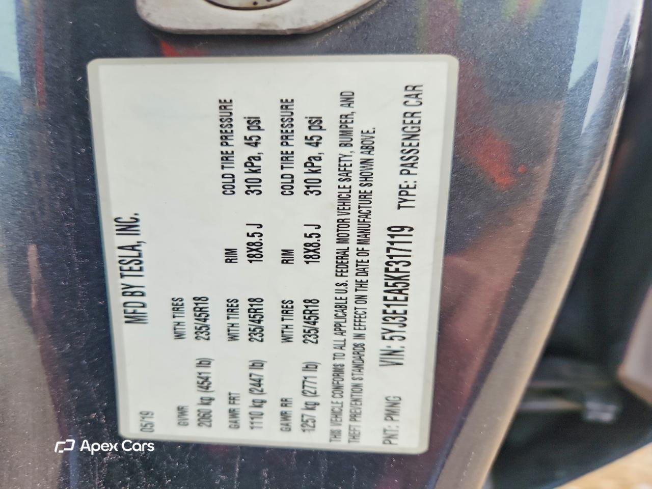 Tesla Model 3 2019