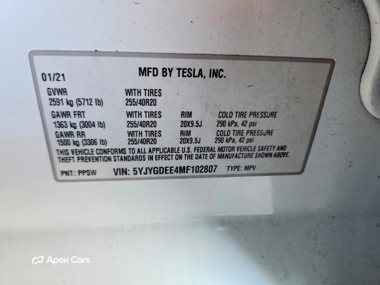 Tesla Model Y 2021