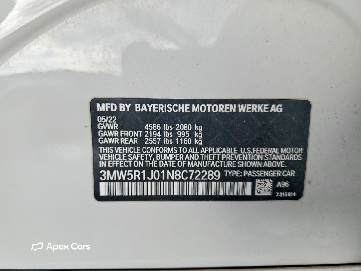 BMW Series 3 2022