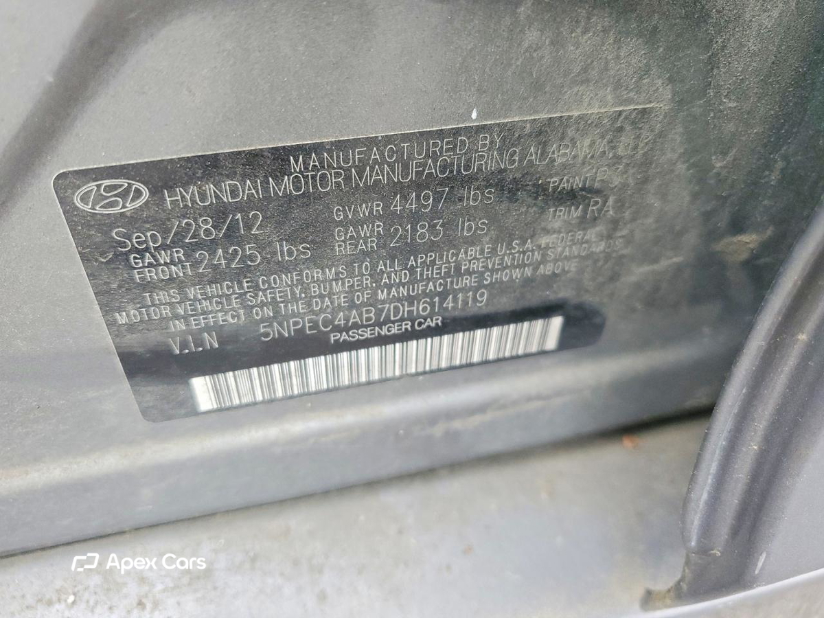 Hyundai Sonata 2013
