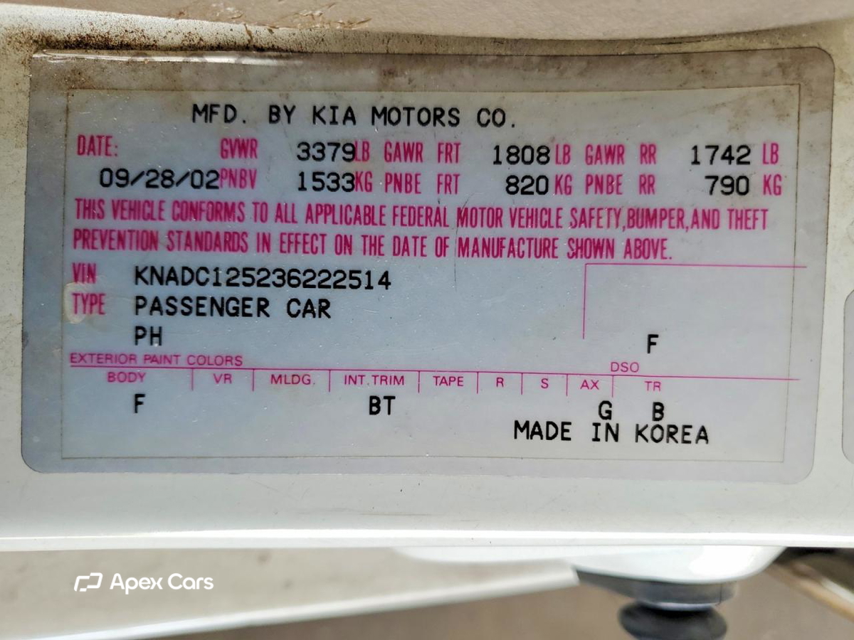 Kia Rio 2003
