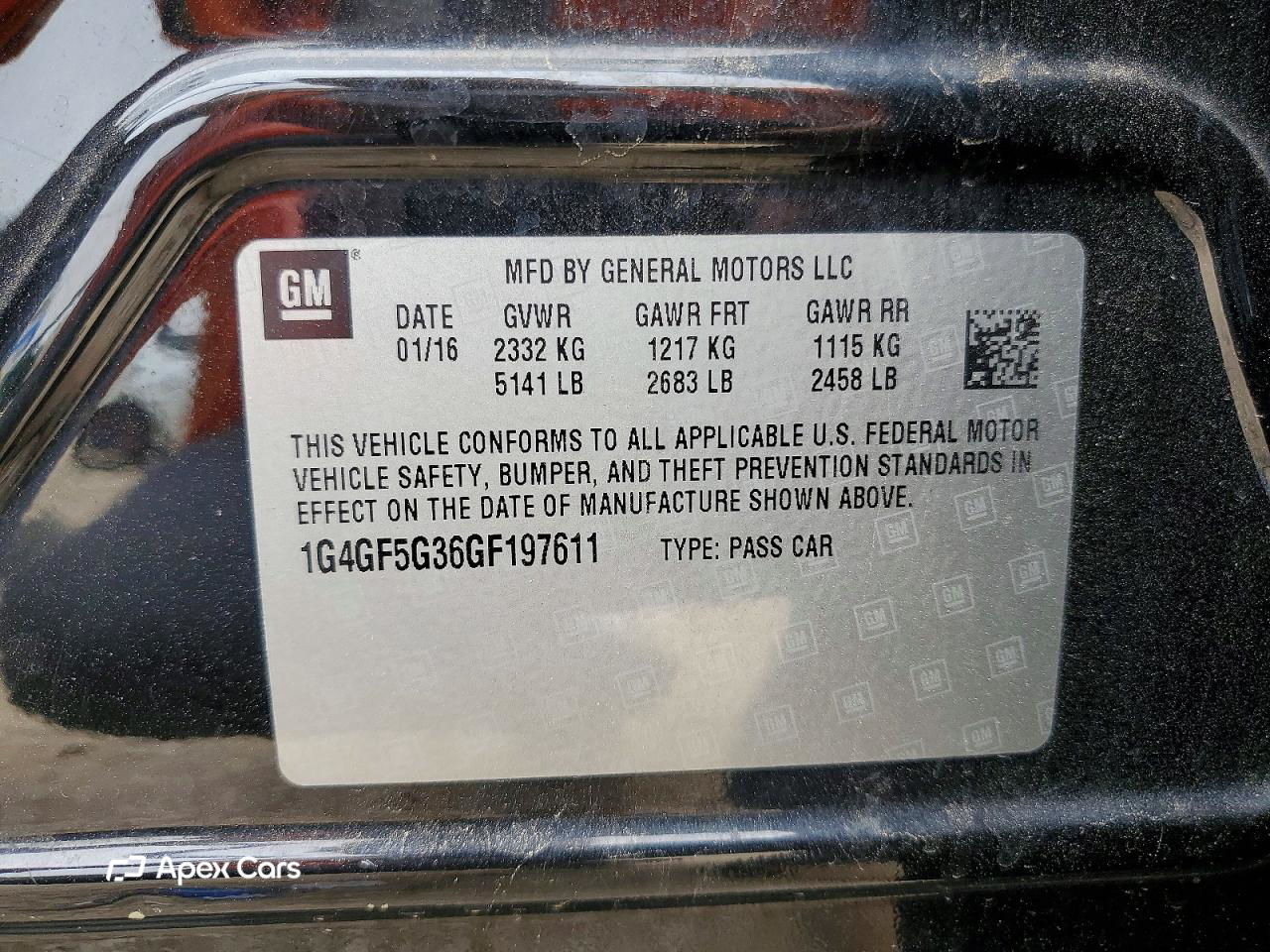 Buick LaCrosse 2016
