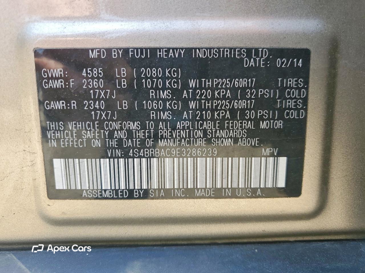 Subaru Outback 2014