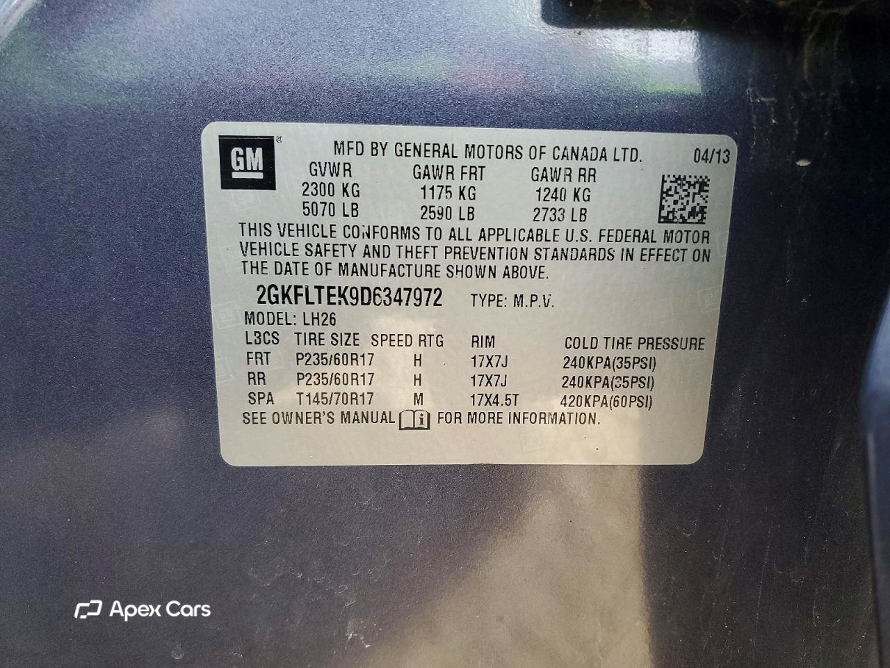 GMC Terrain 2013