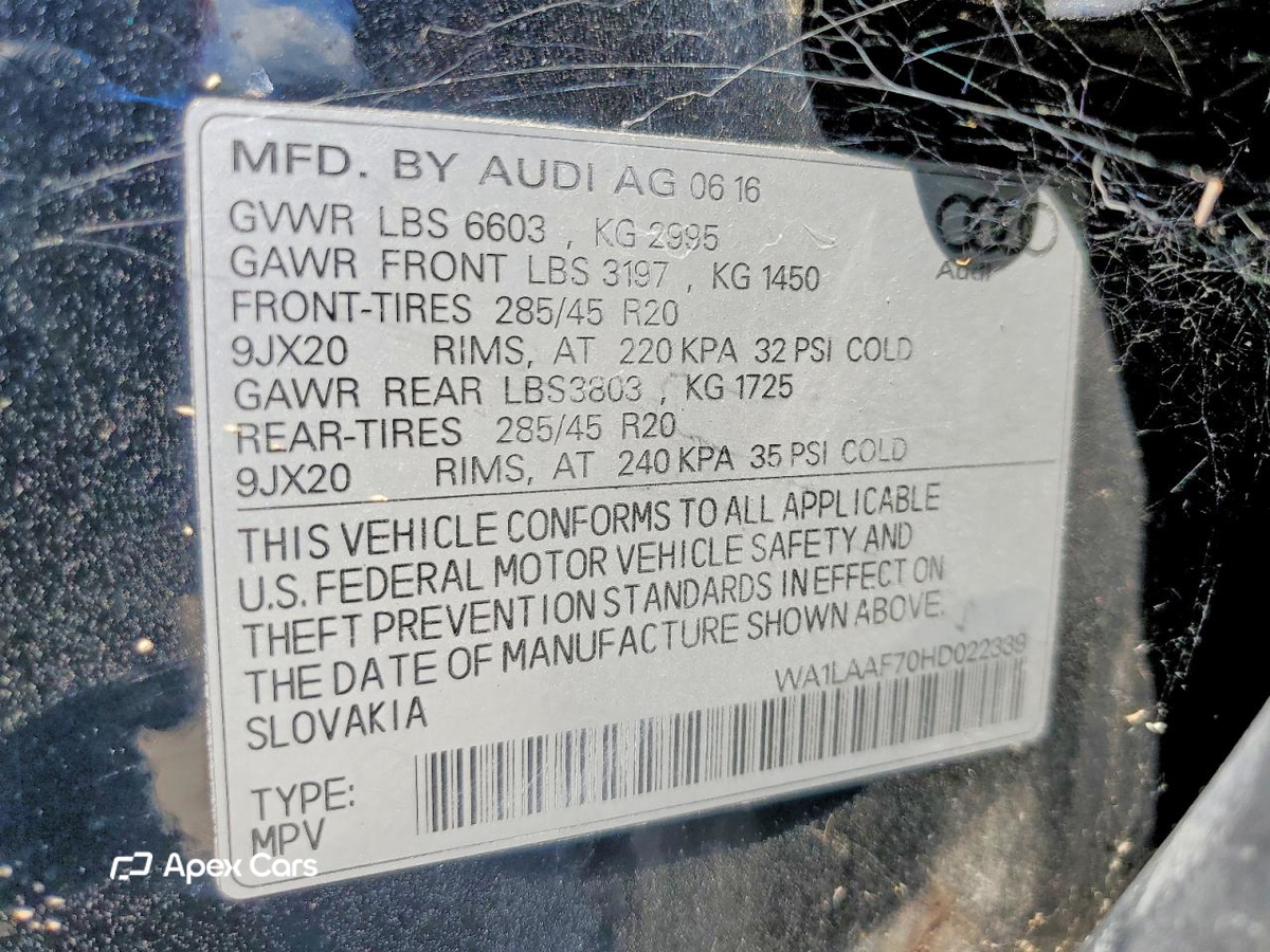 Audi Q7 2017