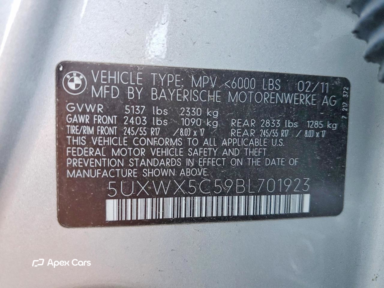 BMW X3 2011