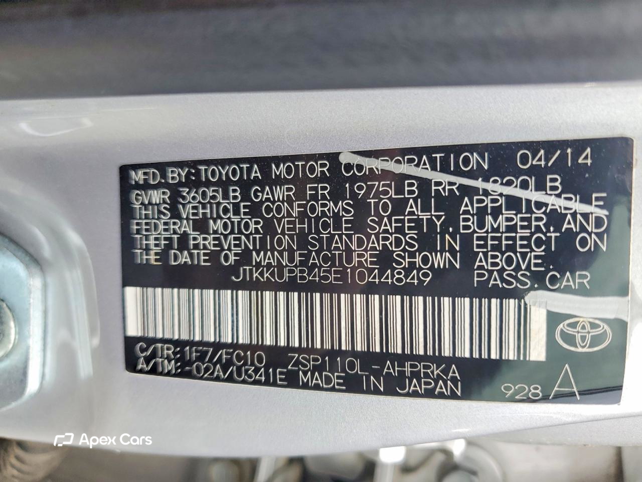 Scion xD 2014