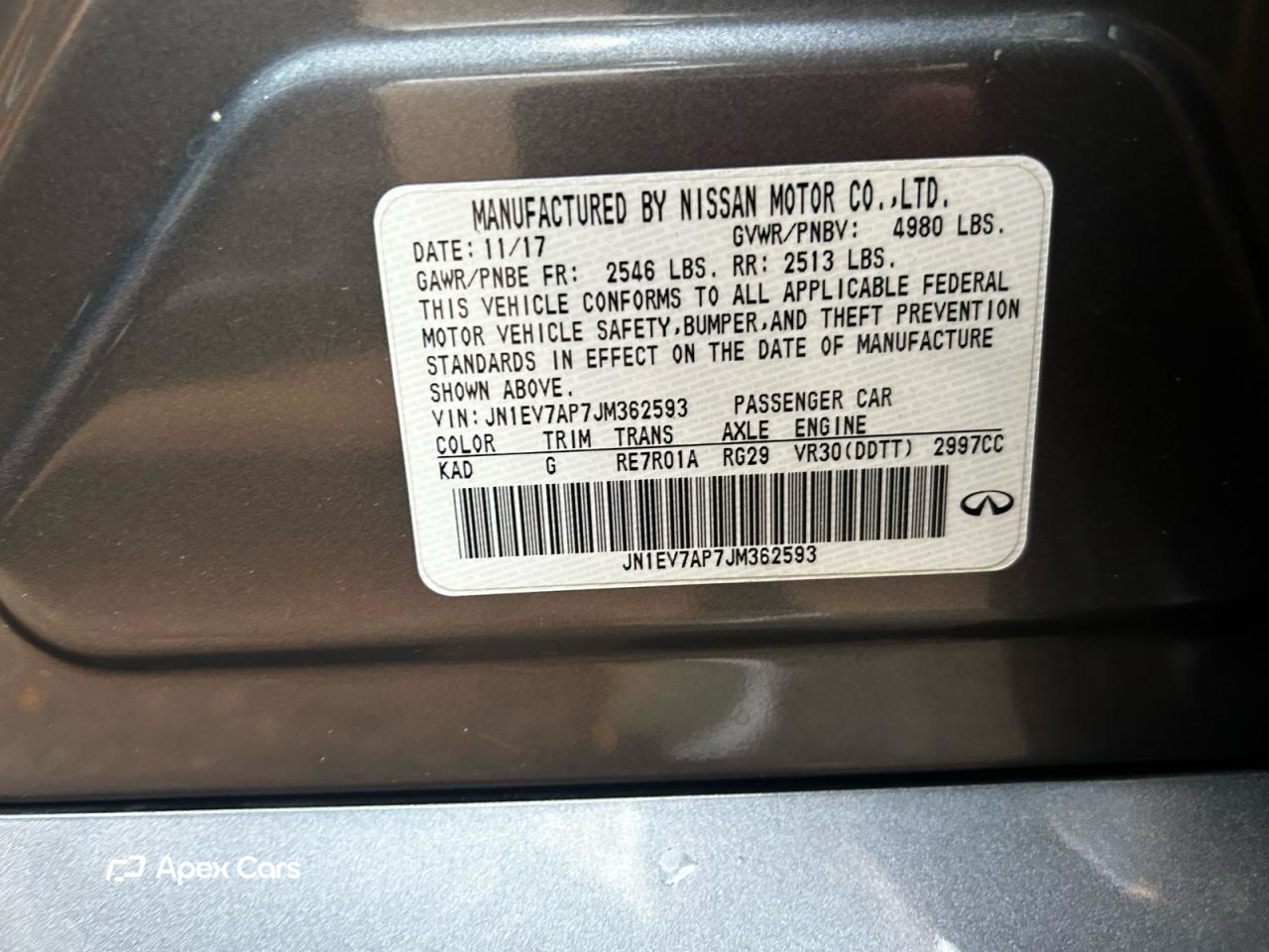 Infiniti Q50 2018