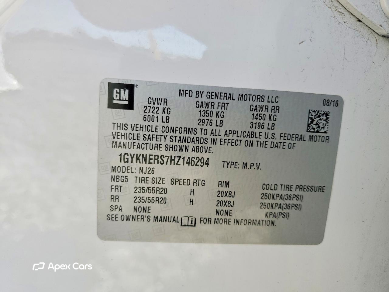 Cadillac XT5 2017