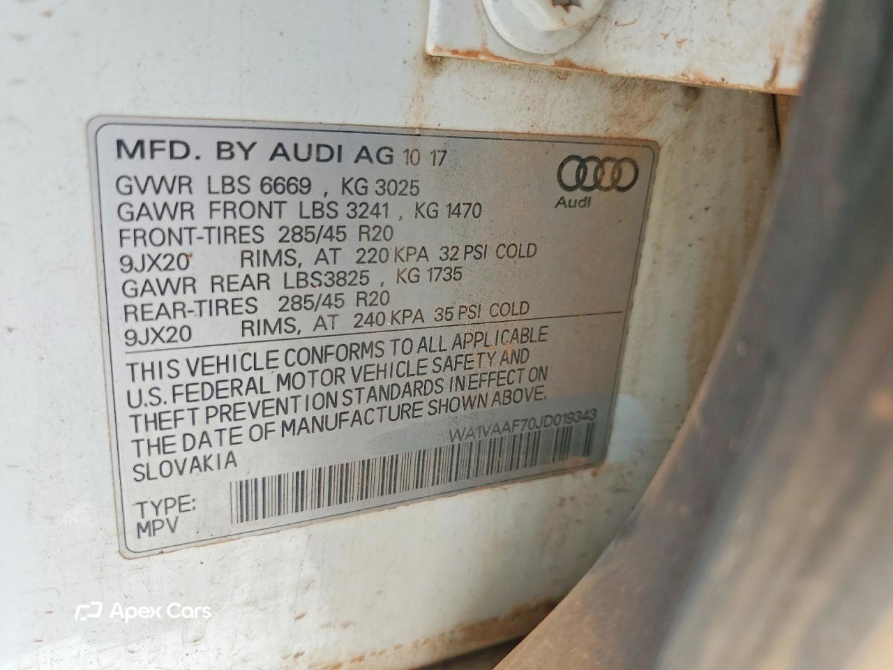 Audi Q7 2018