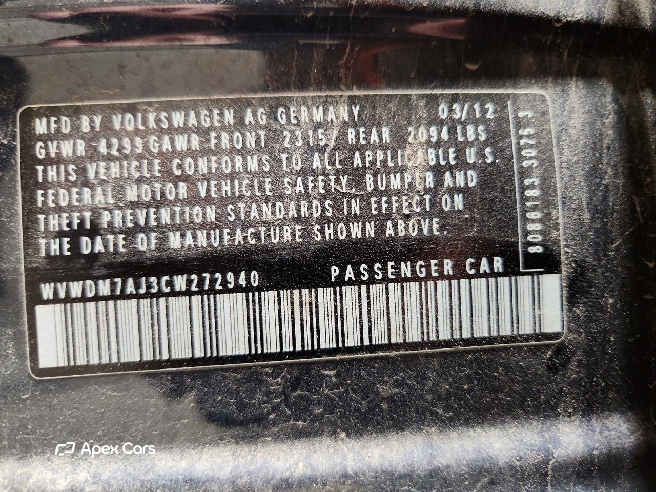 Volkswagen Golf 2012