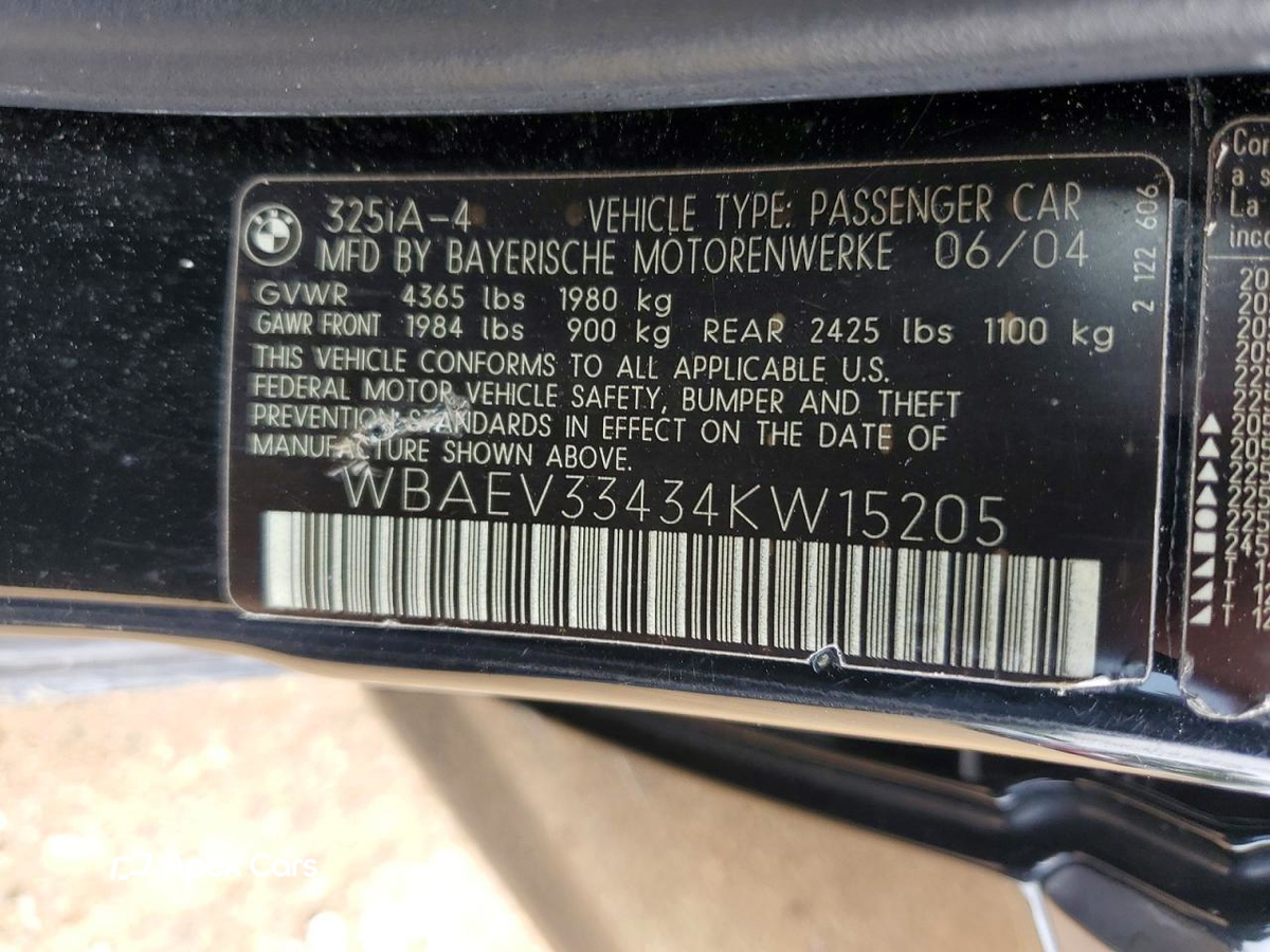 BMW Series 3 2004