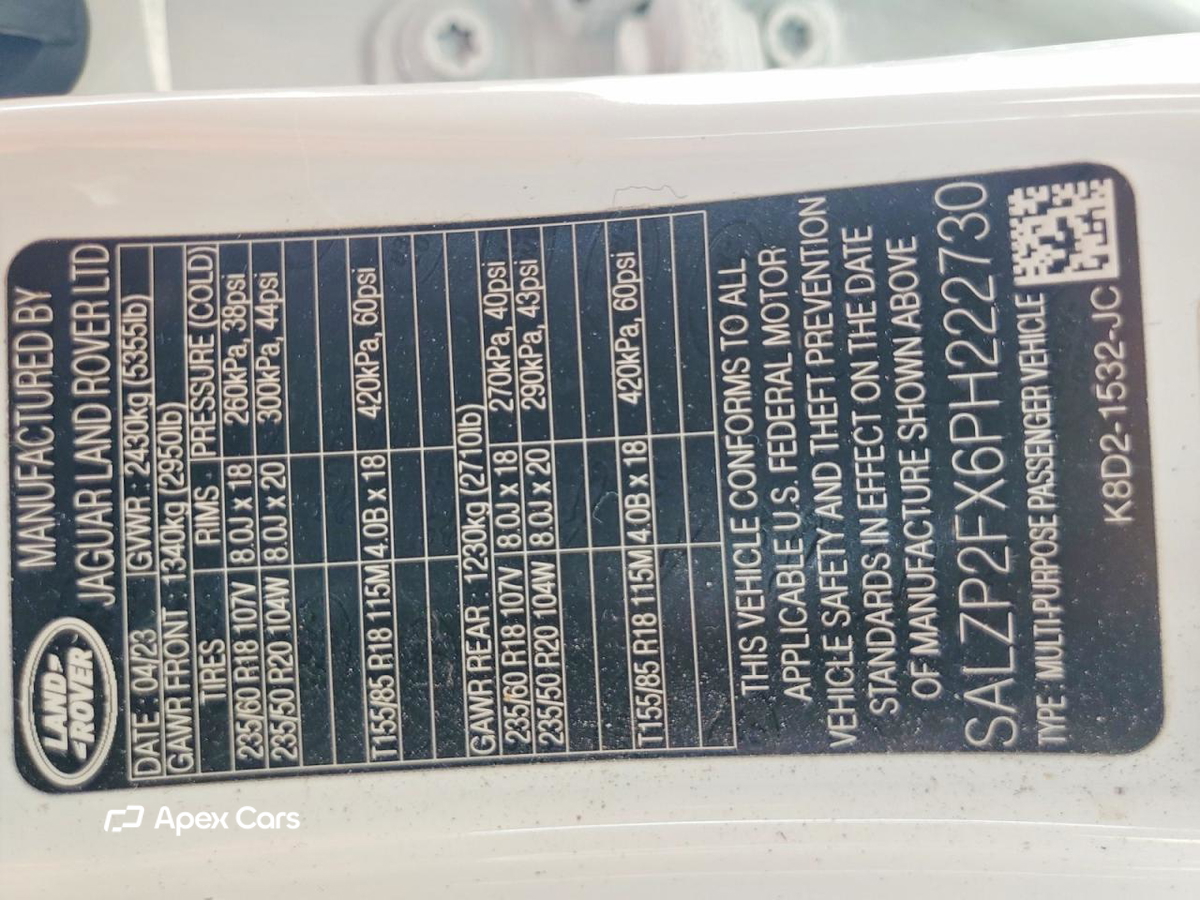 Land Rover Range Rover 2023