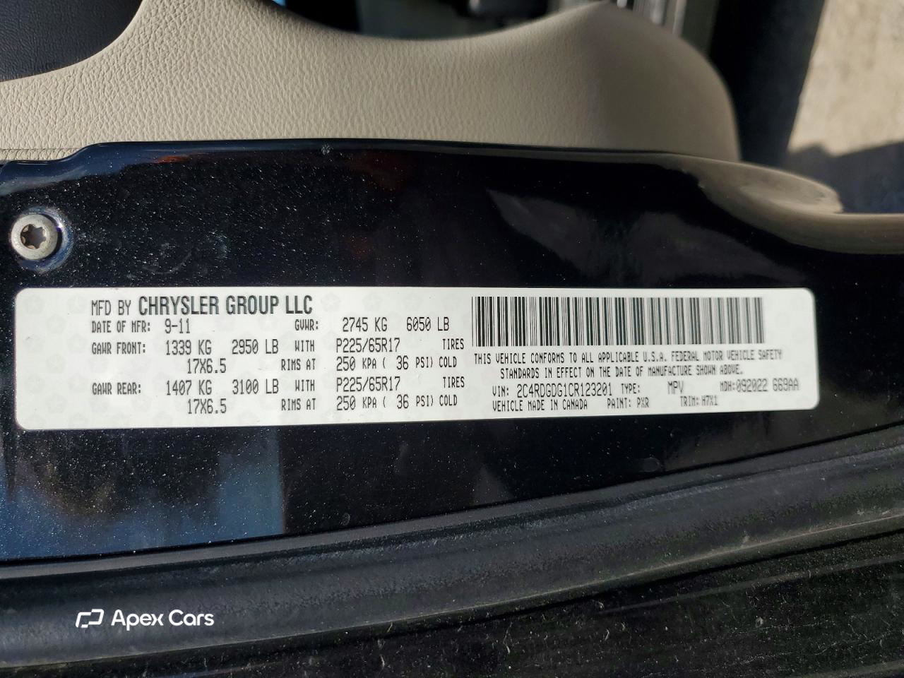 Dodge Caravan 2012
