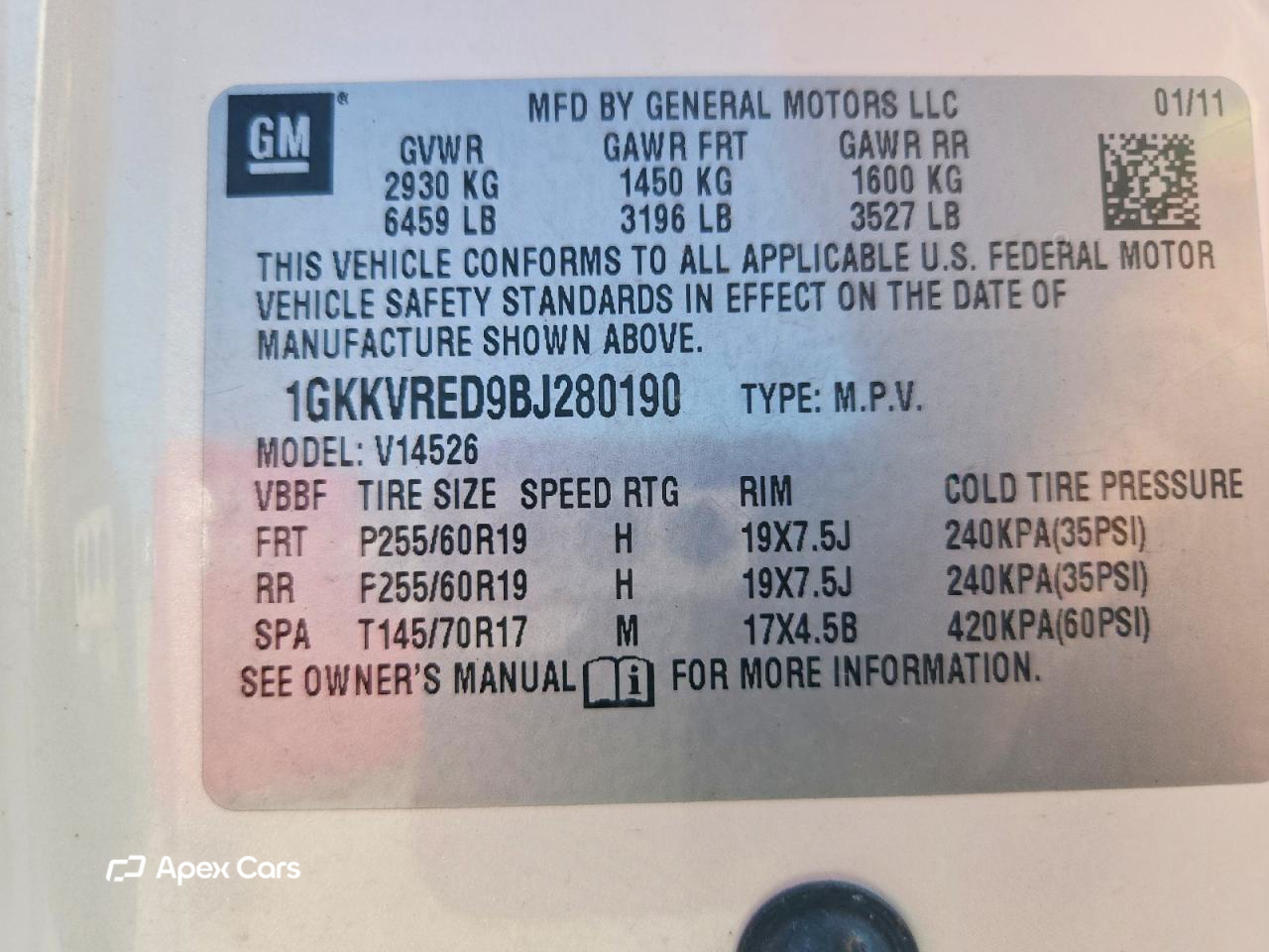 GMC Acadia 2011