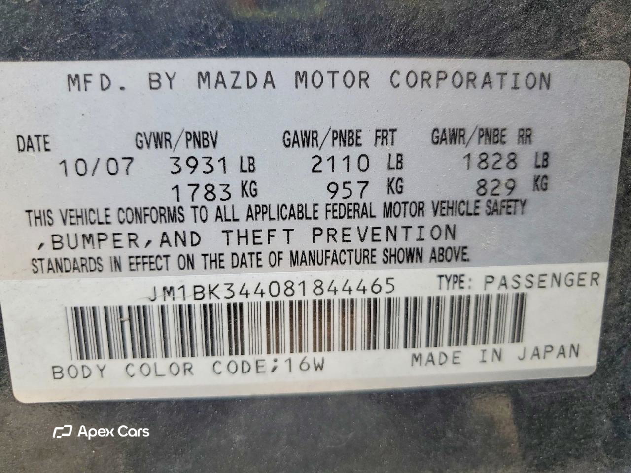Mazda 3 2008