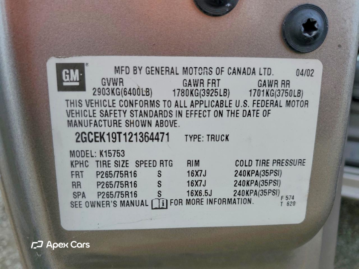 Chevrolet Silverado 2002