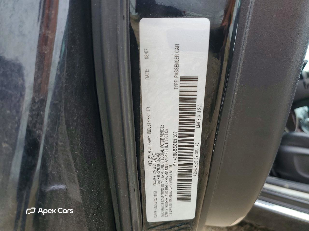 Subaru Legacy 2008