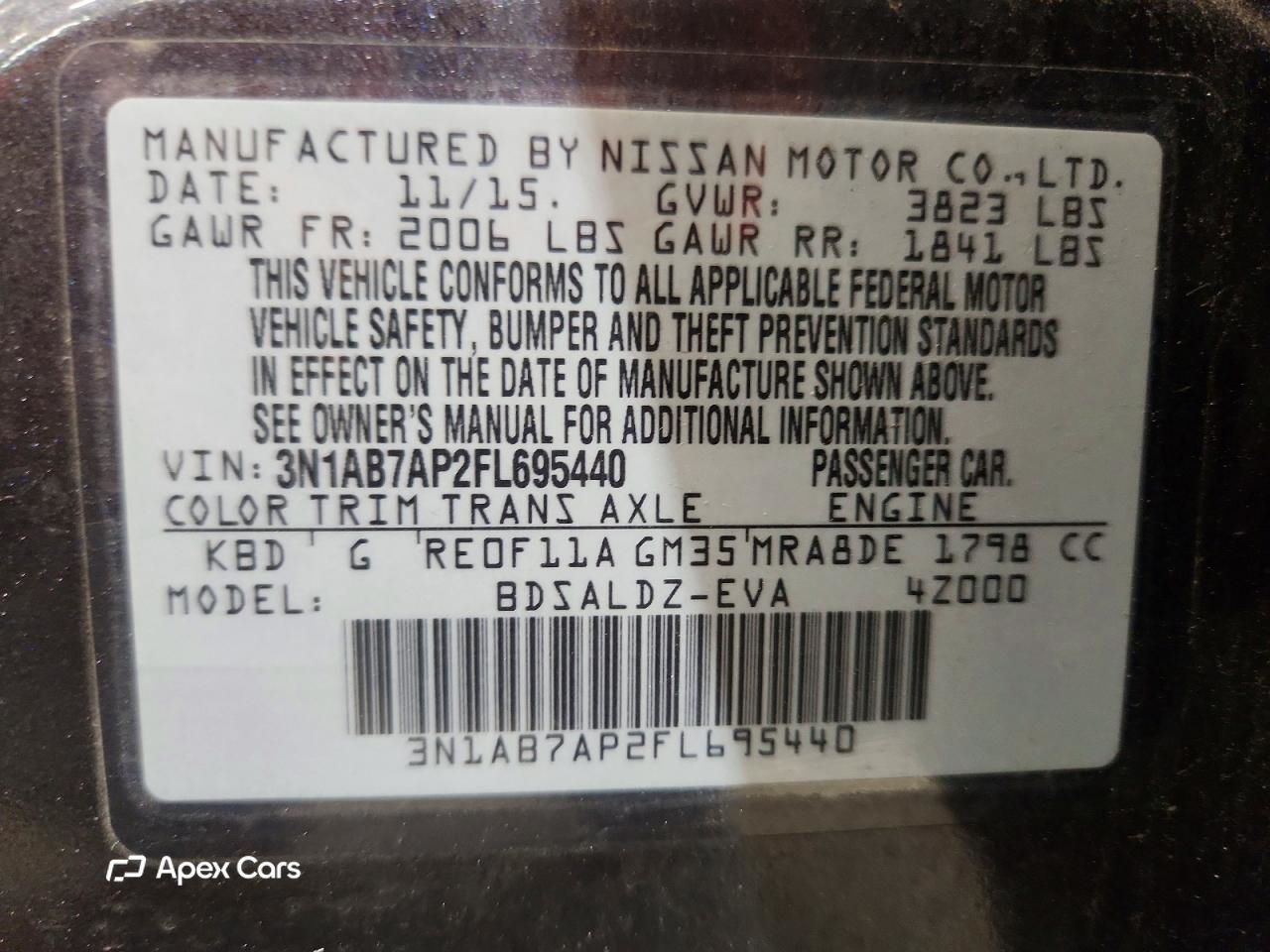Nissan Sentra 2015