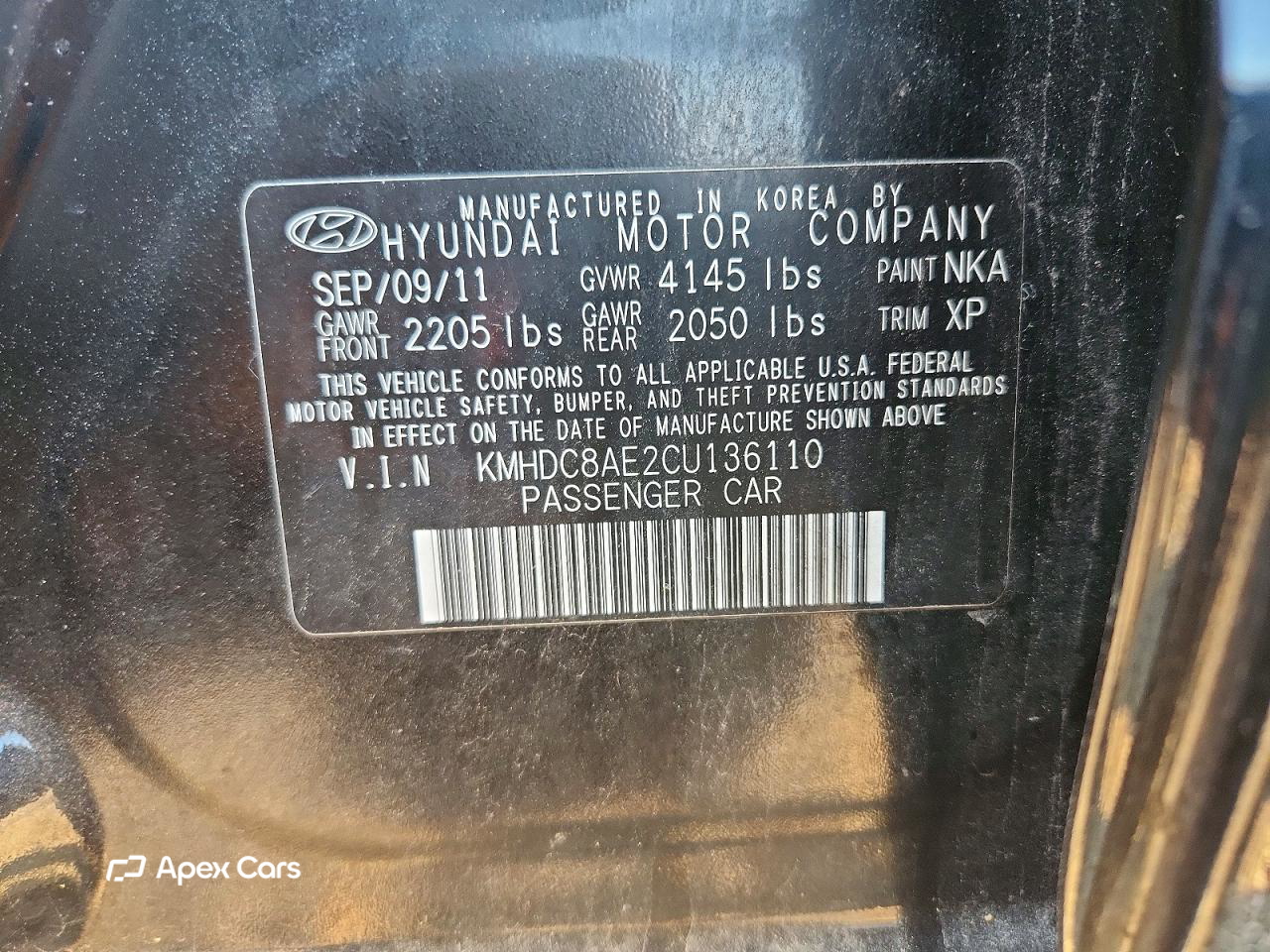Hyundai Elantra 2012
