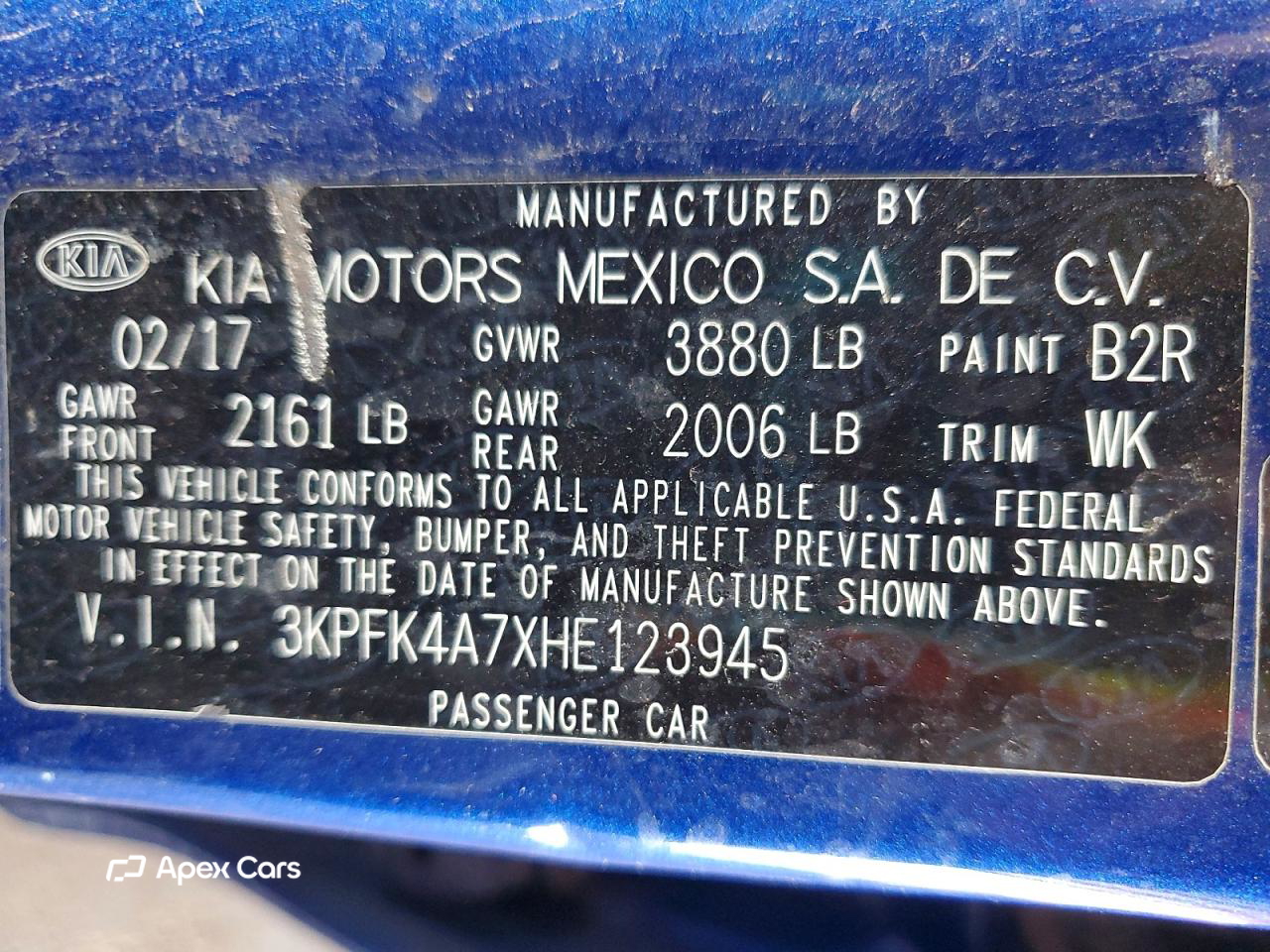 Kia Forte 2017