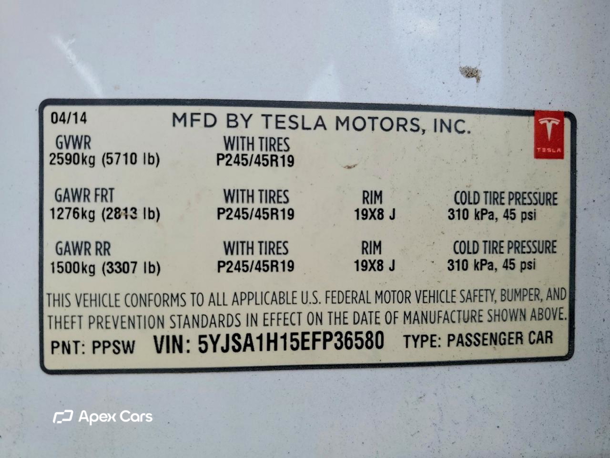Tesla Model S 2014