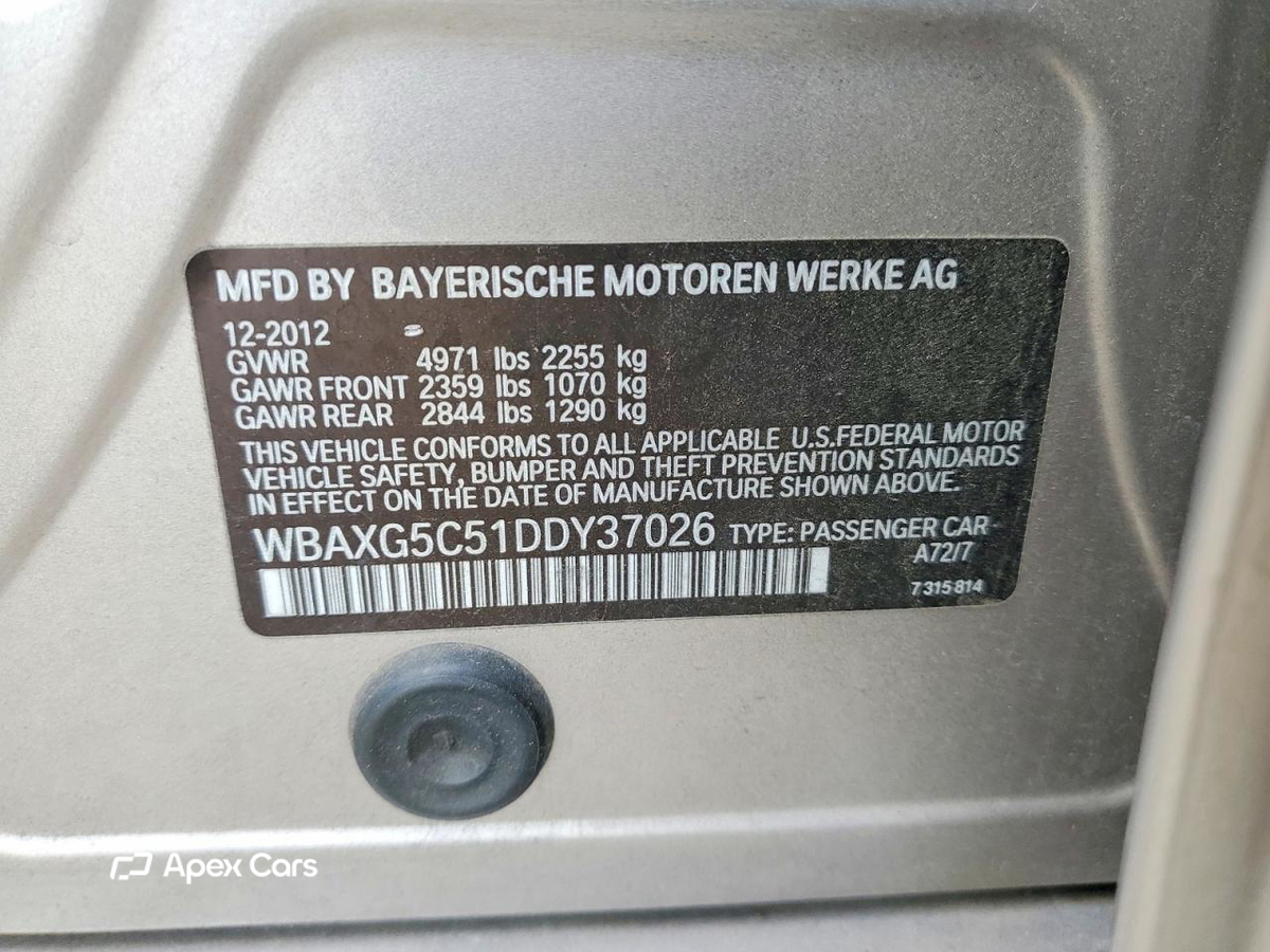 BMW Series 5 2013