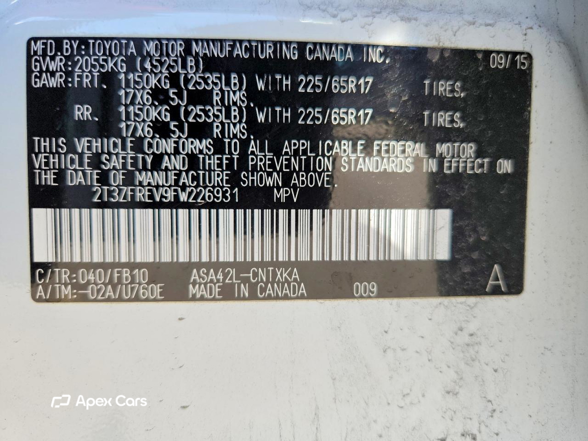 Toyota RAV 4 2015