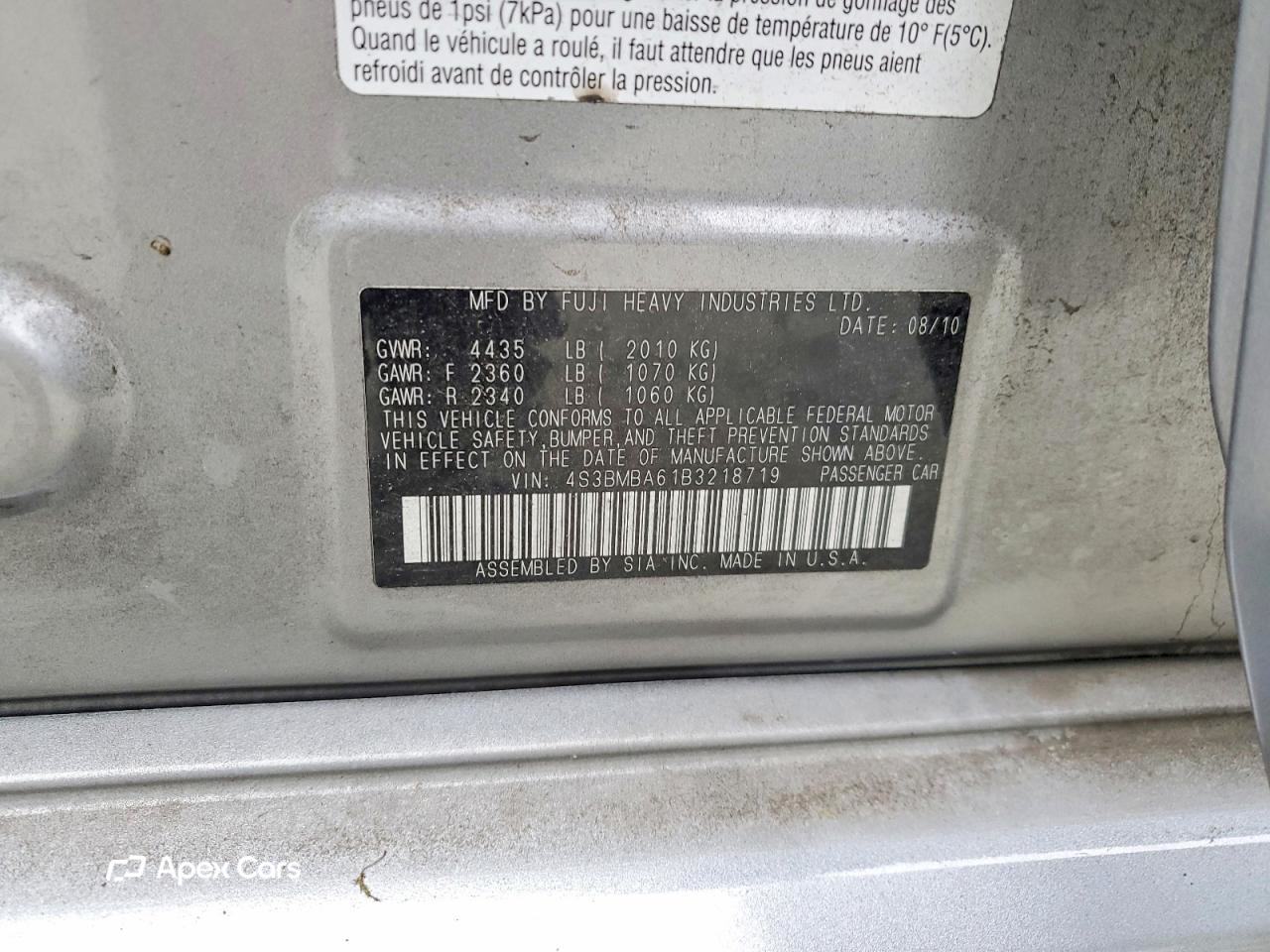 Subaru Legacy 2011