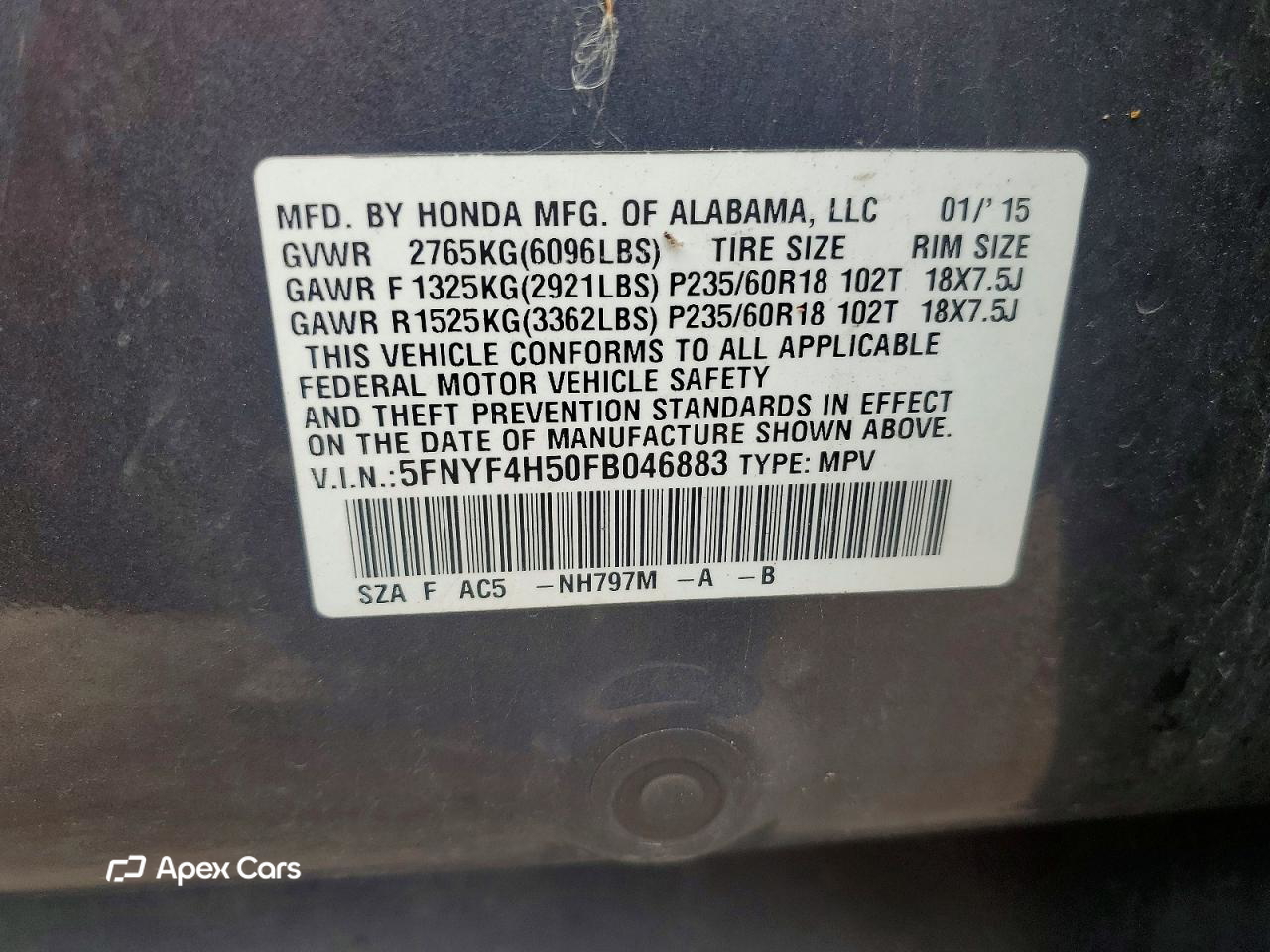 Honda Pilot 2015