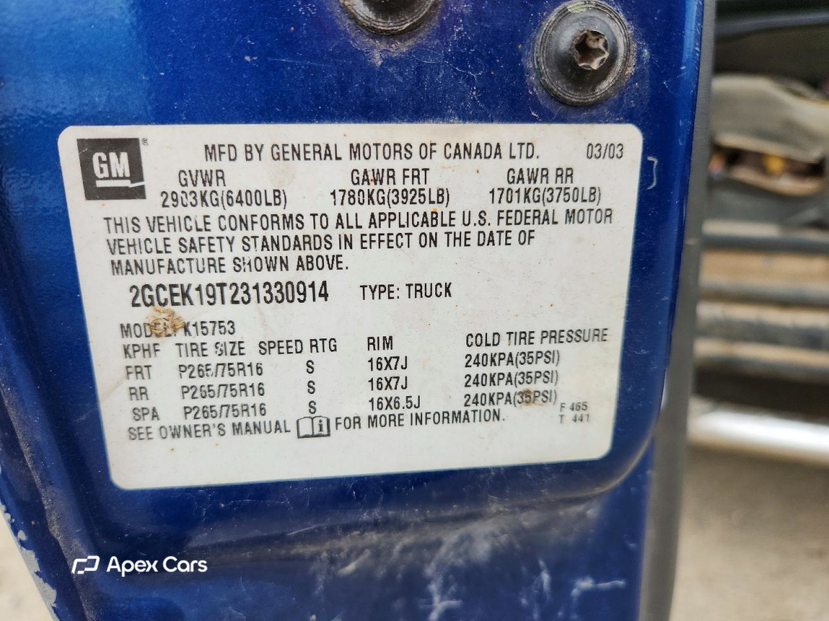 Chevrolet Silverado 2003