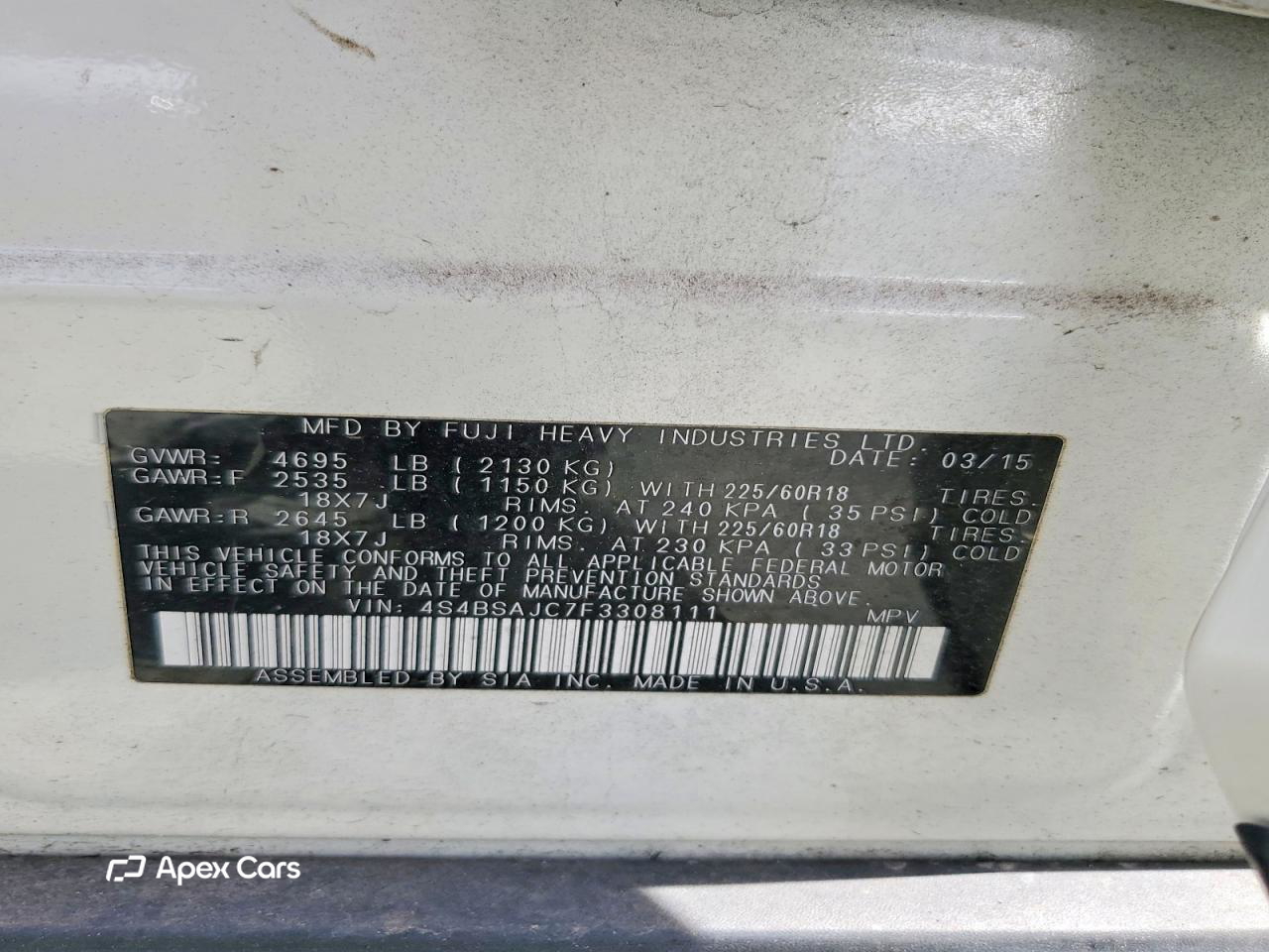 Subaru Outback 2015