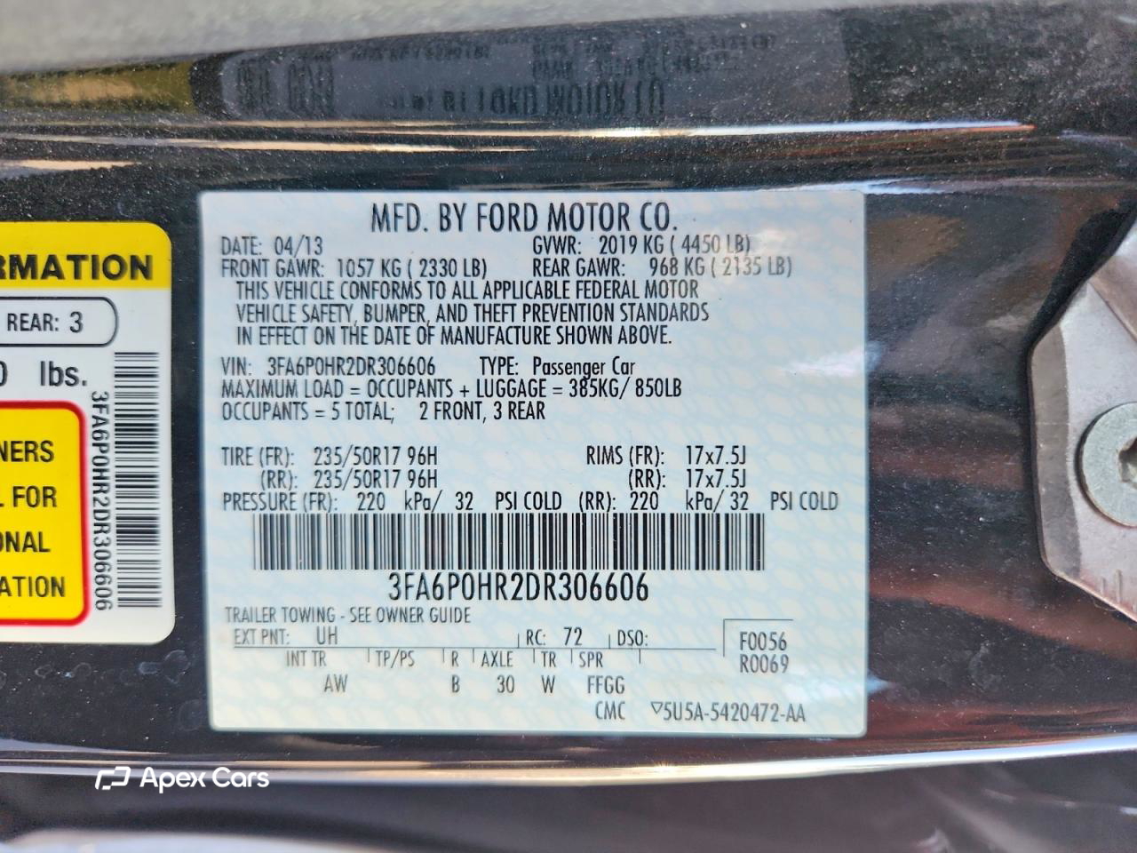 Ford Fusion 2013
