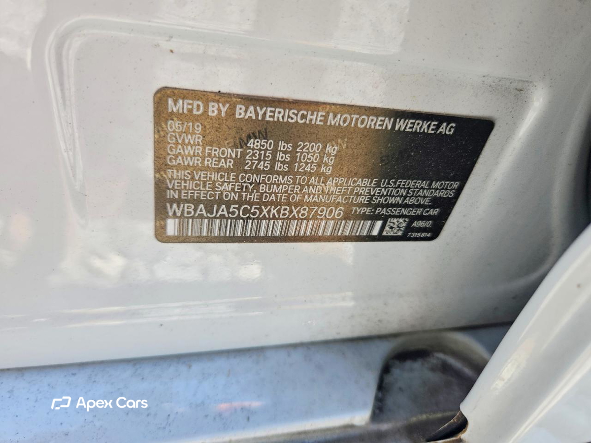 BMW Series 5 2019