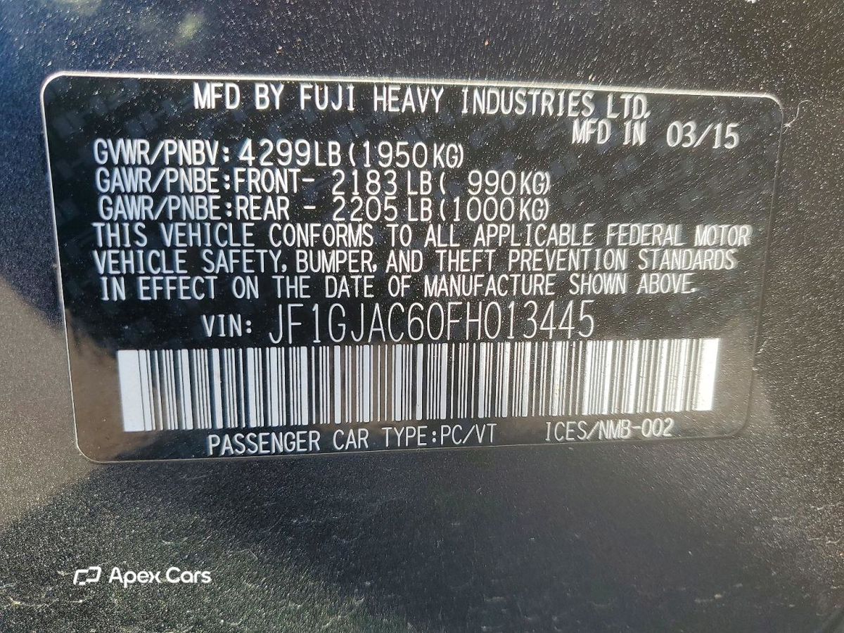 Subaru Impreza 2015