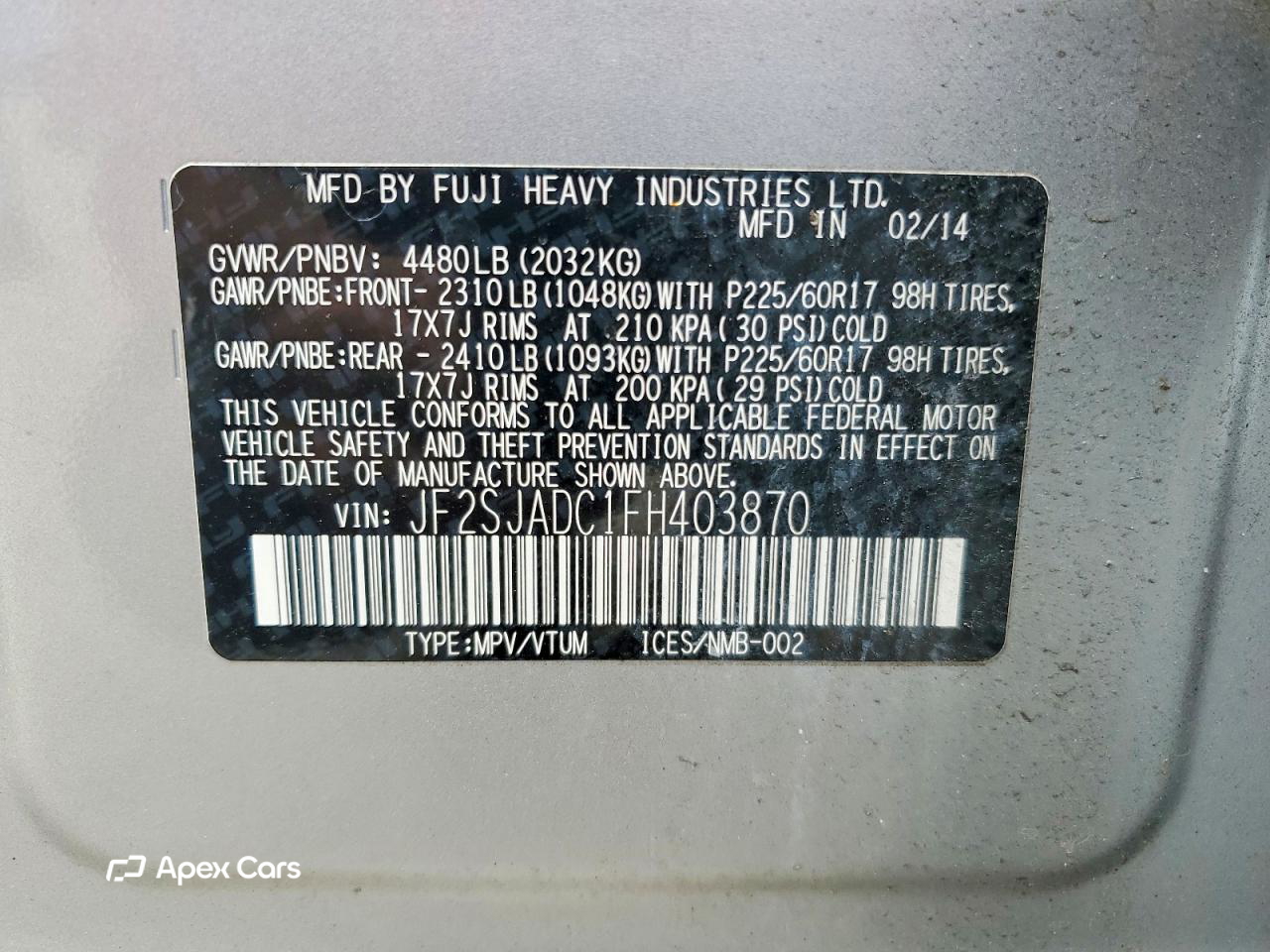 Subaru Forester 2015
