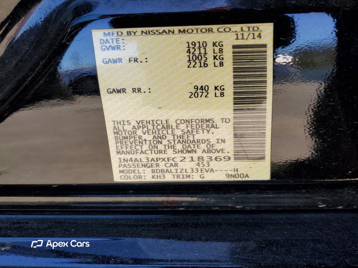 Nissan Altima 2015