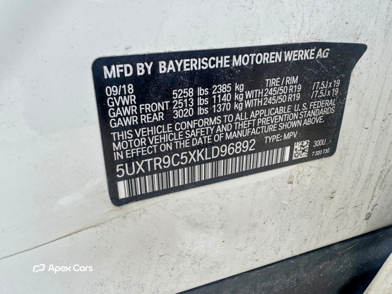 BMW X3 2019