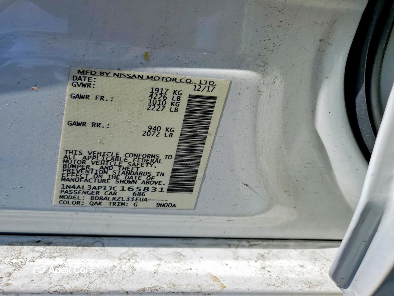 Nissan Altima 2018