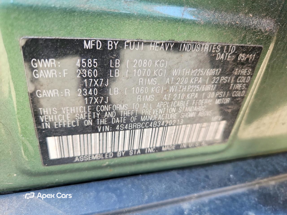 Subaru Outback 2011