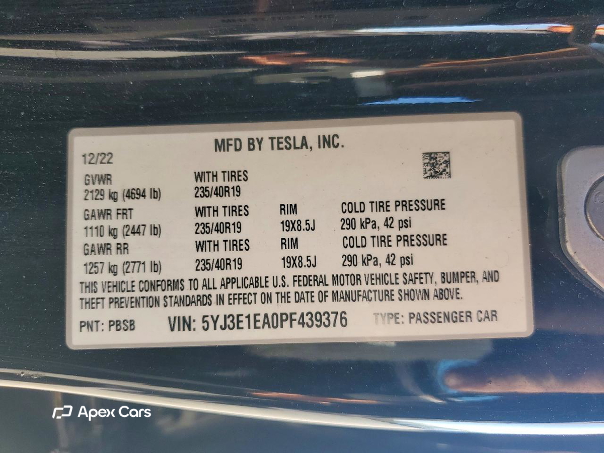 Tesla Model 3 2023