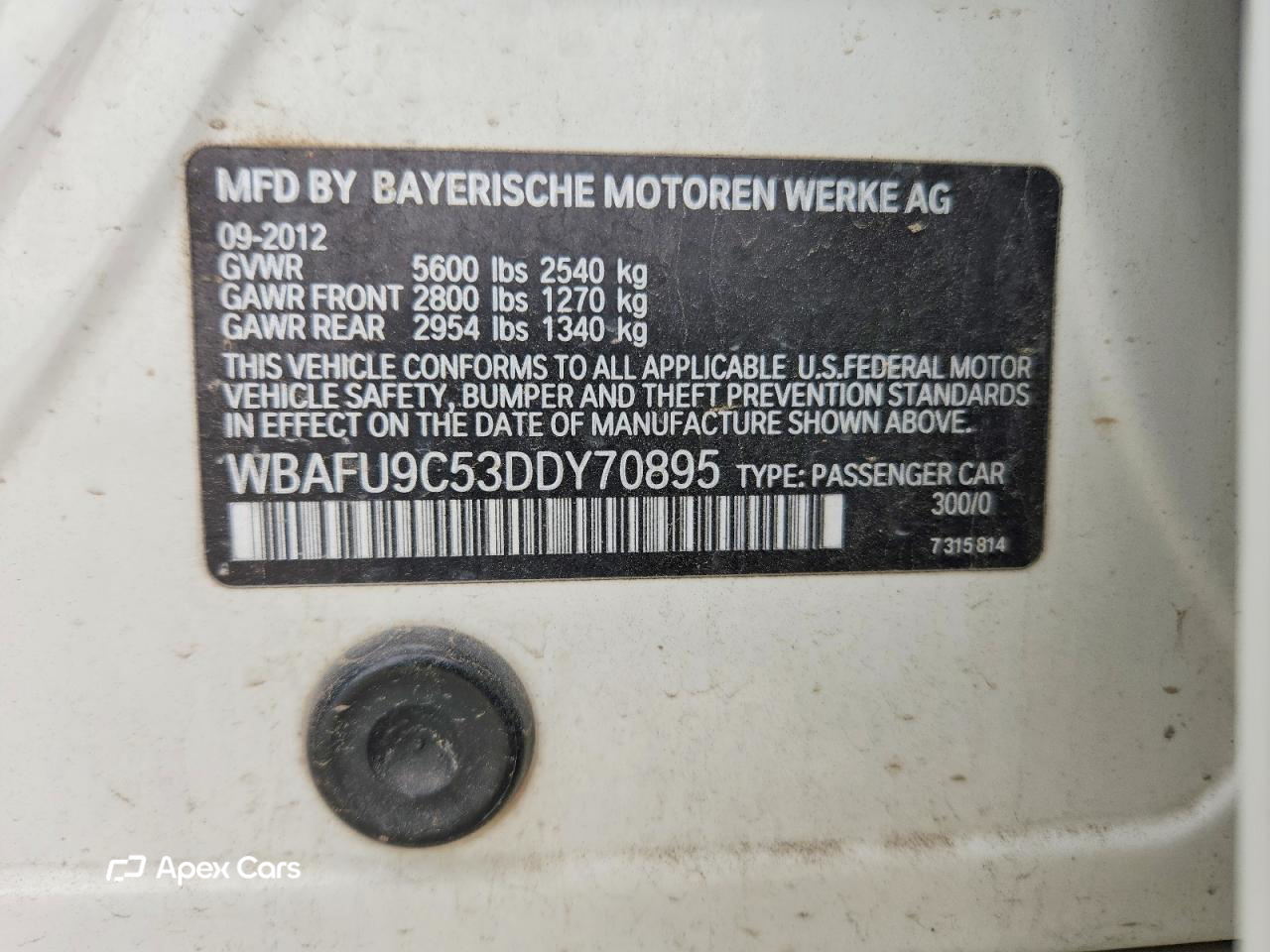 BMW Series 5 2013