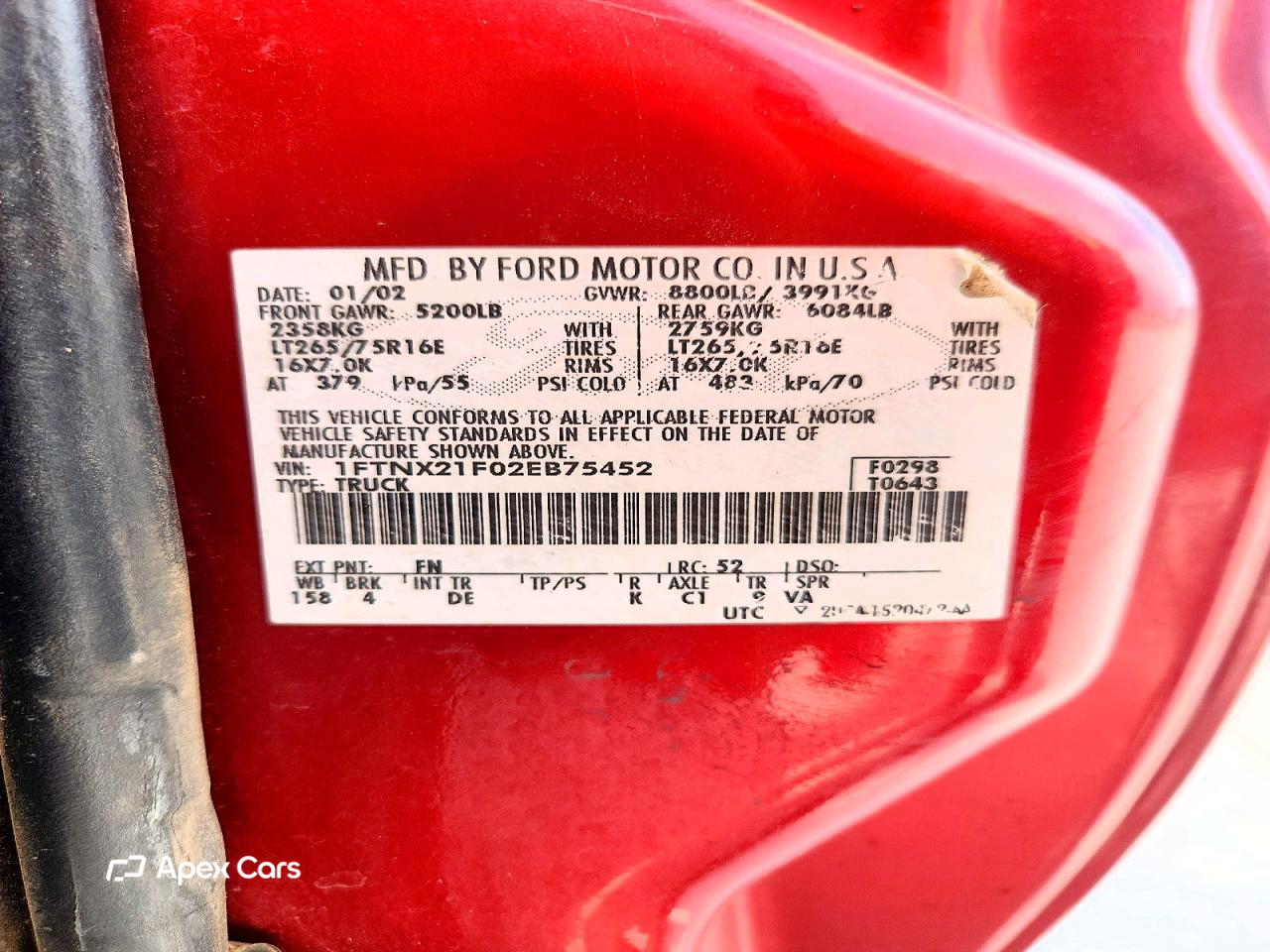 Ford F250 2002