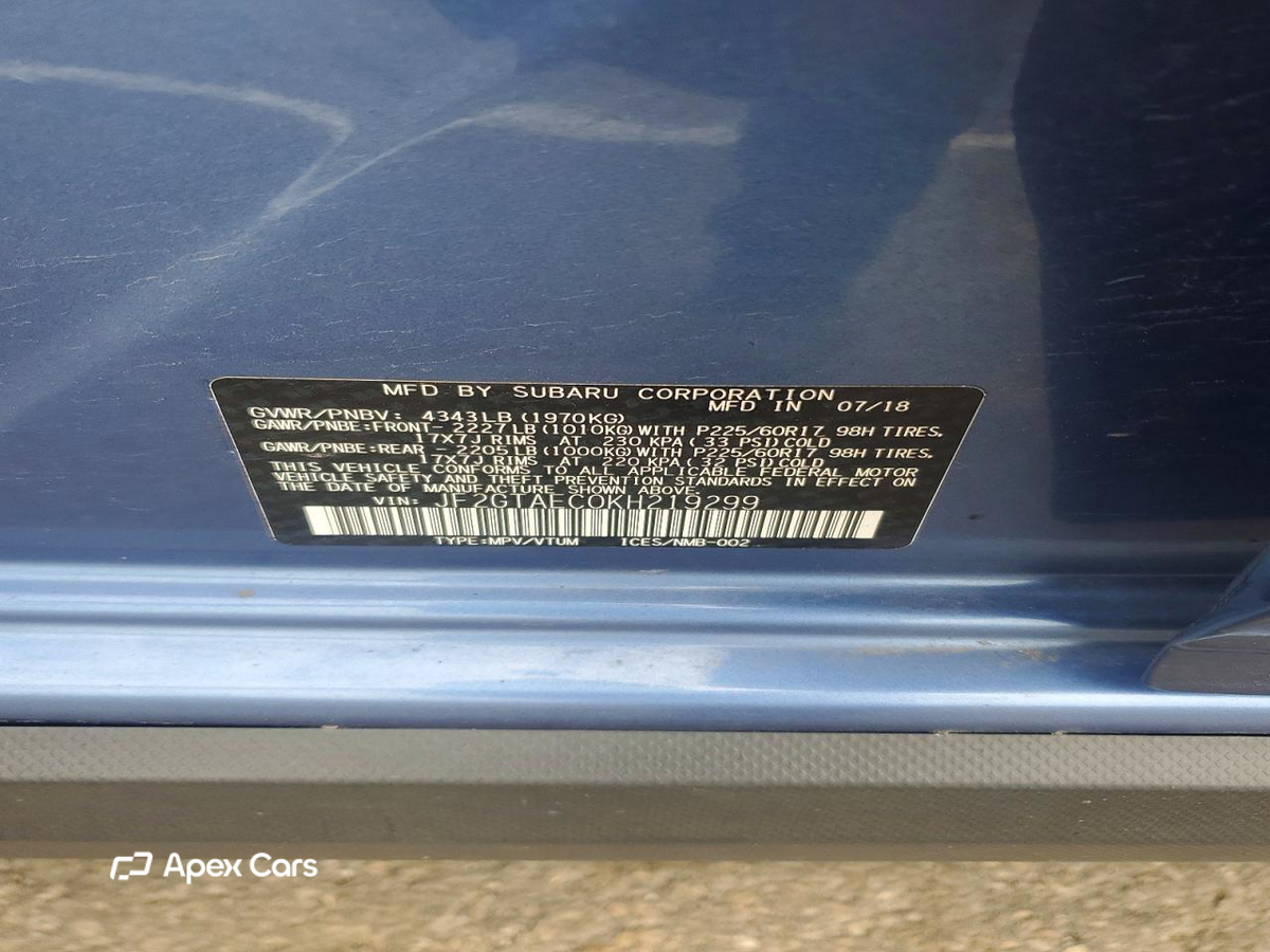 Subaru XV 2019