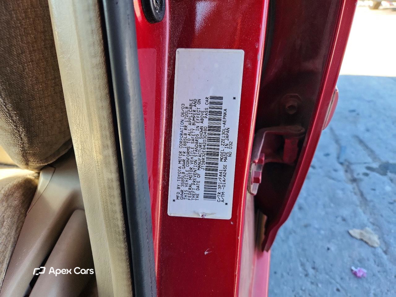 Toyota Corolla 2004