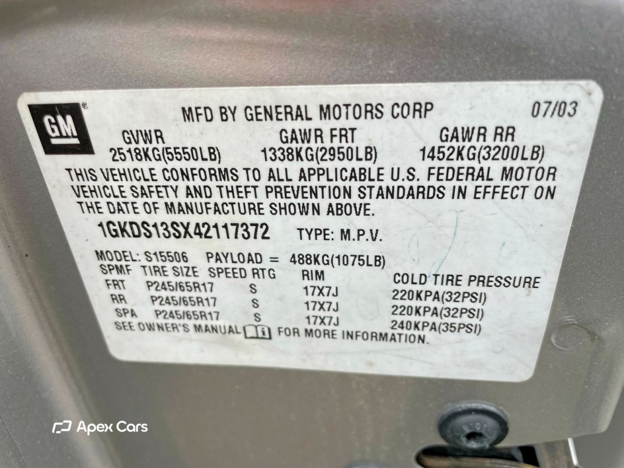 GMC Envoy 2004