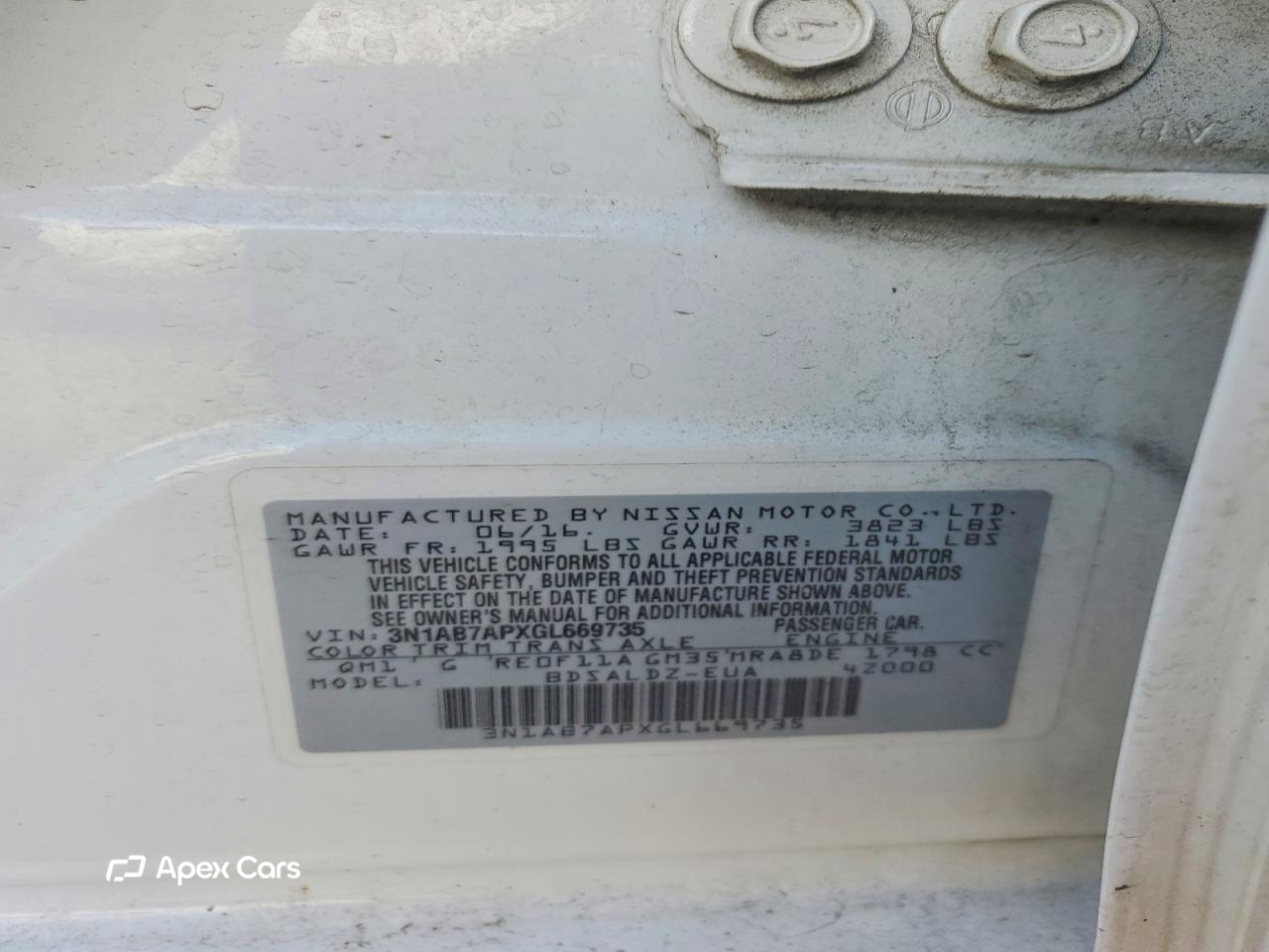 Nissan Sentra 2016