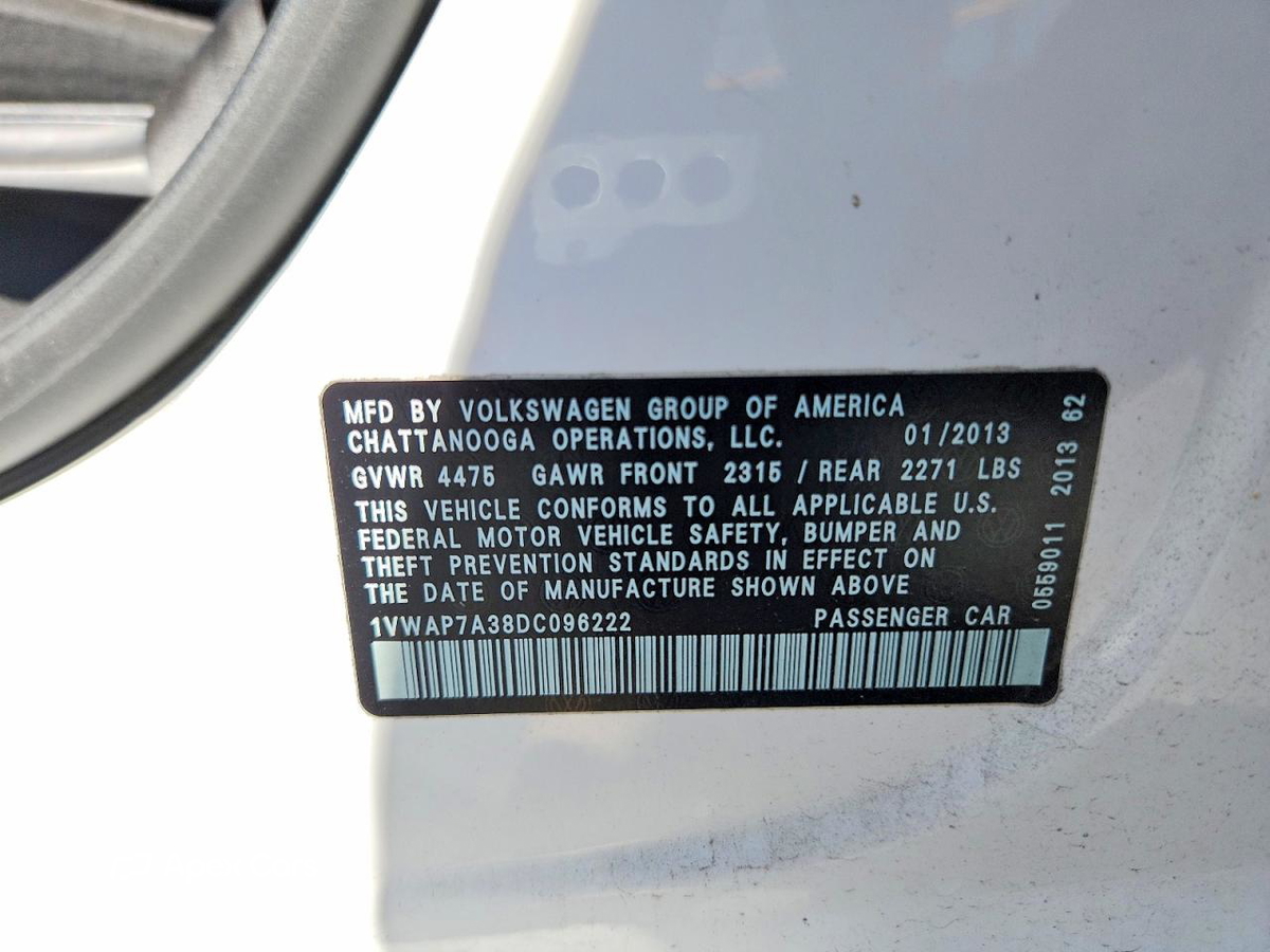 Volkswagen Passat 2013